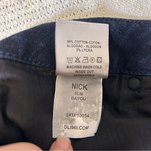 DL1961 Mens 34x32 Nick Slim Jeans Indigo Everyday office Casual *READ - Picture 11 of 13